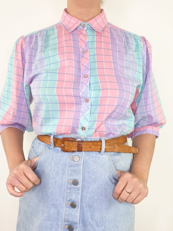chemise-blouse-vintage-pastel-shirt-vintage-retro-ginievintage